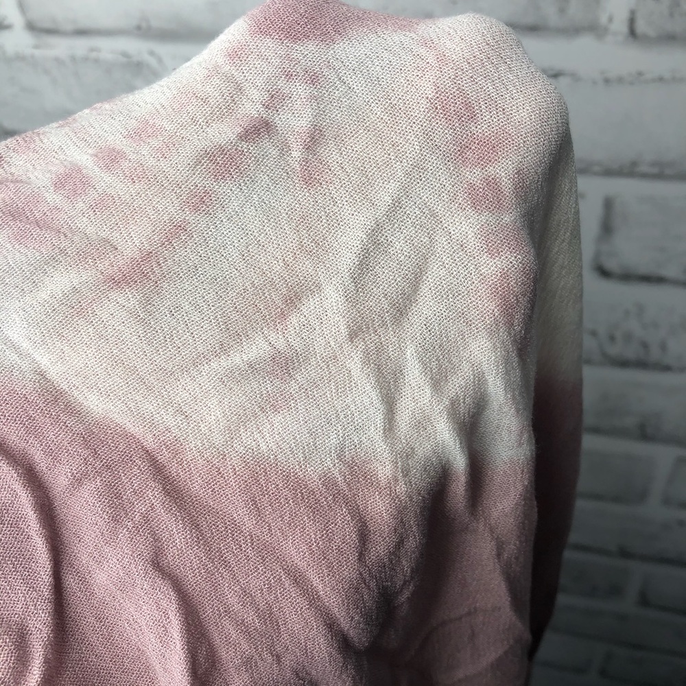 Wanderlust Rose Pink Tie Dye Duster Kimono - Picture 3 of 3